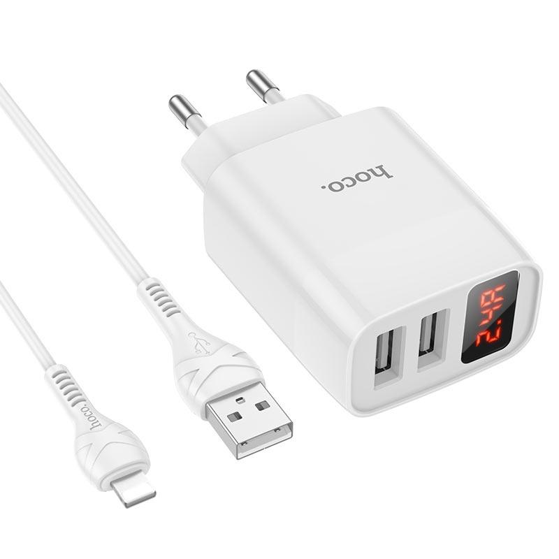 Bộ sạc nhanh 12W 2.4A - Củ kèm dây ios micro usb type c cho các dòng điện thoại