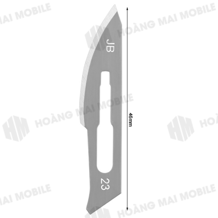 Lưỡi dao số 23 Surgical Blades (túi = 10 lưỡi dao)