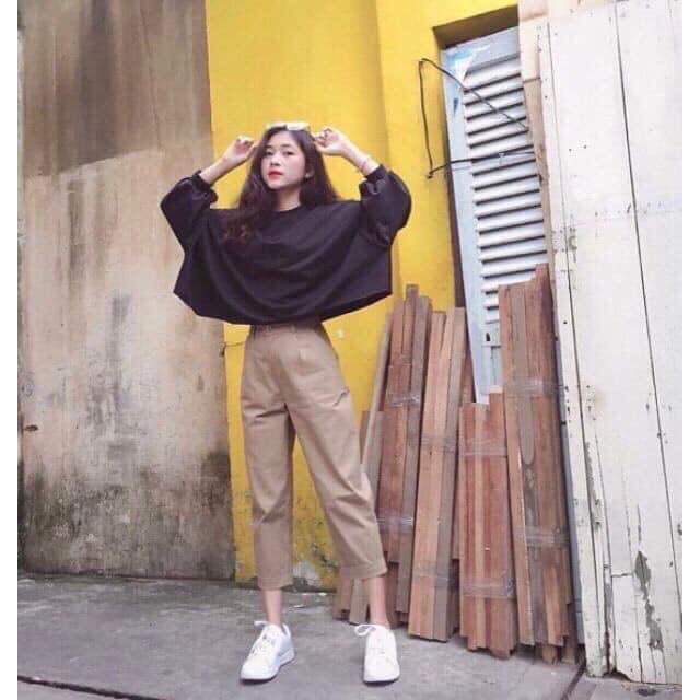 ÁO CROPTOP DÀI TAY PHONG CÁCH