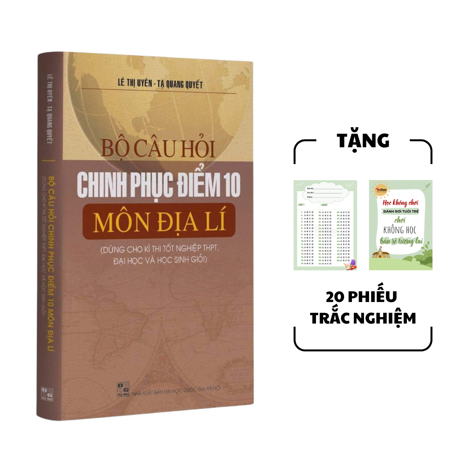 Sách - Bộ Câu Hỏi Chinh Phục Điểm 10 Môn Địa Lí