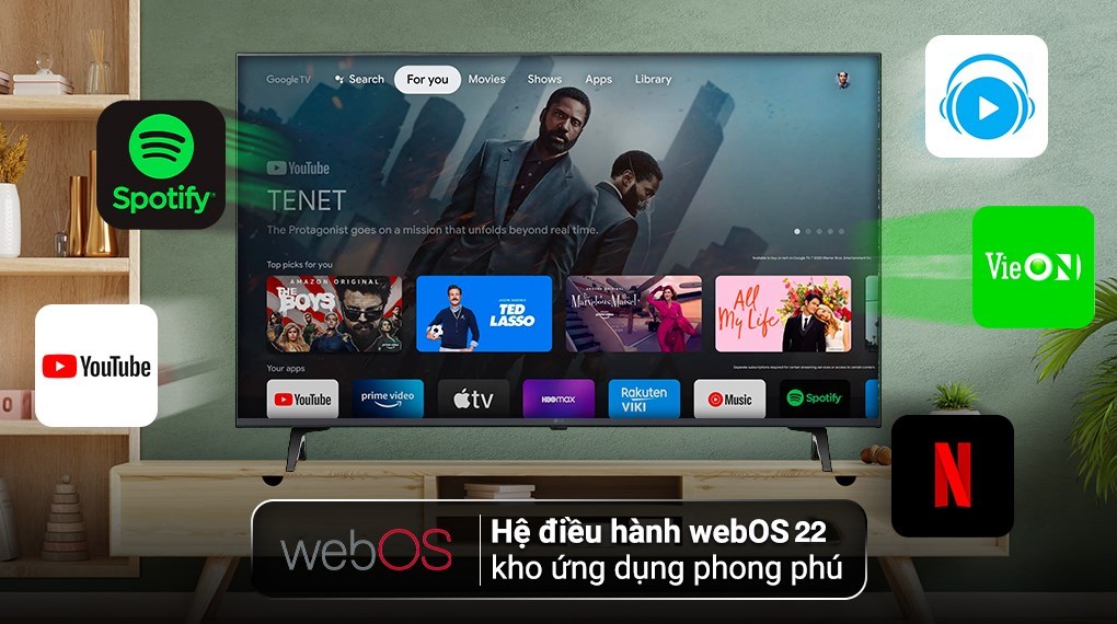 Smart Tivi LG 4K 43 inch 43UQ7550PSF - Hàng Chính Hãng