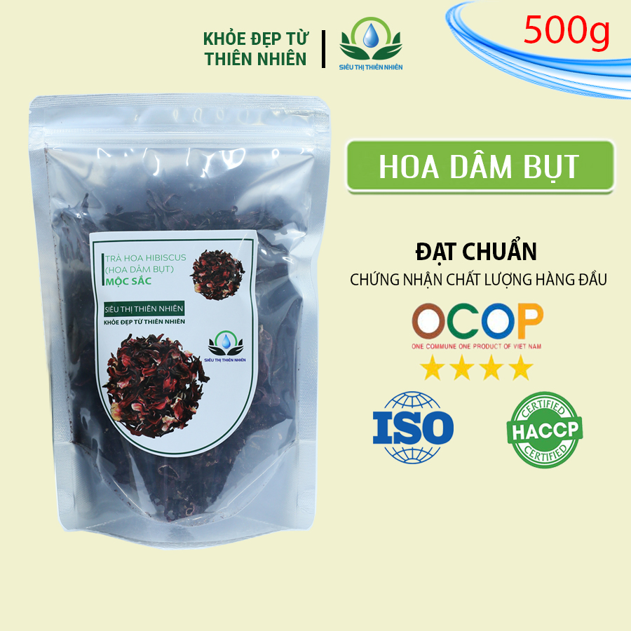 Trà Hoa Dâm Bụt (Hibicus) Sấy Khô Mộc Sắc 500g