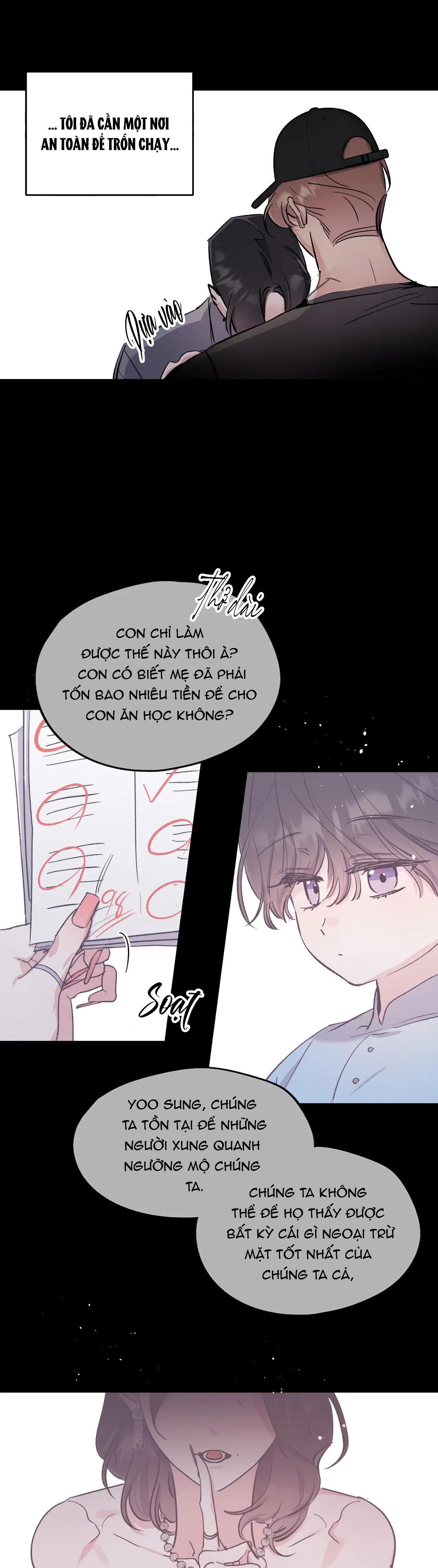 (abo) vũ trụ nơi em xuống chapter 3 5