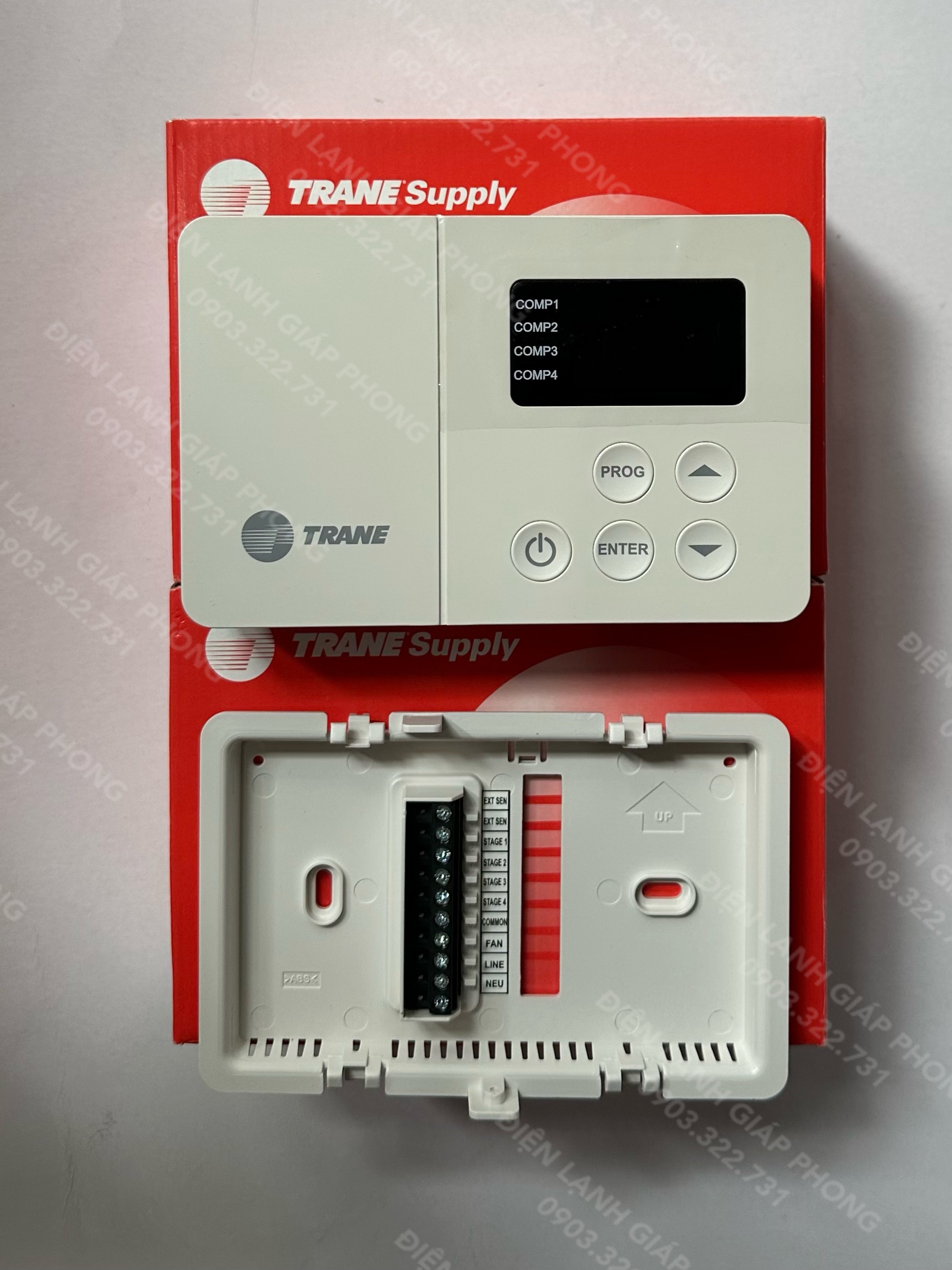 Thermostat (Bộ điều nhiệt) điều khiển Trane LCD 4 comp ITN23-1930-0 P/N 024-0495-060  - Hàng chính hãng