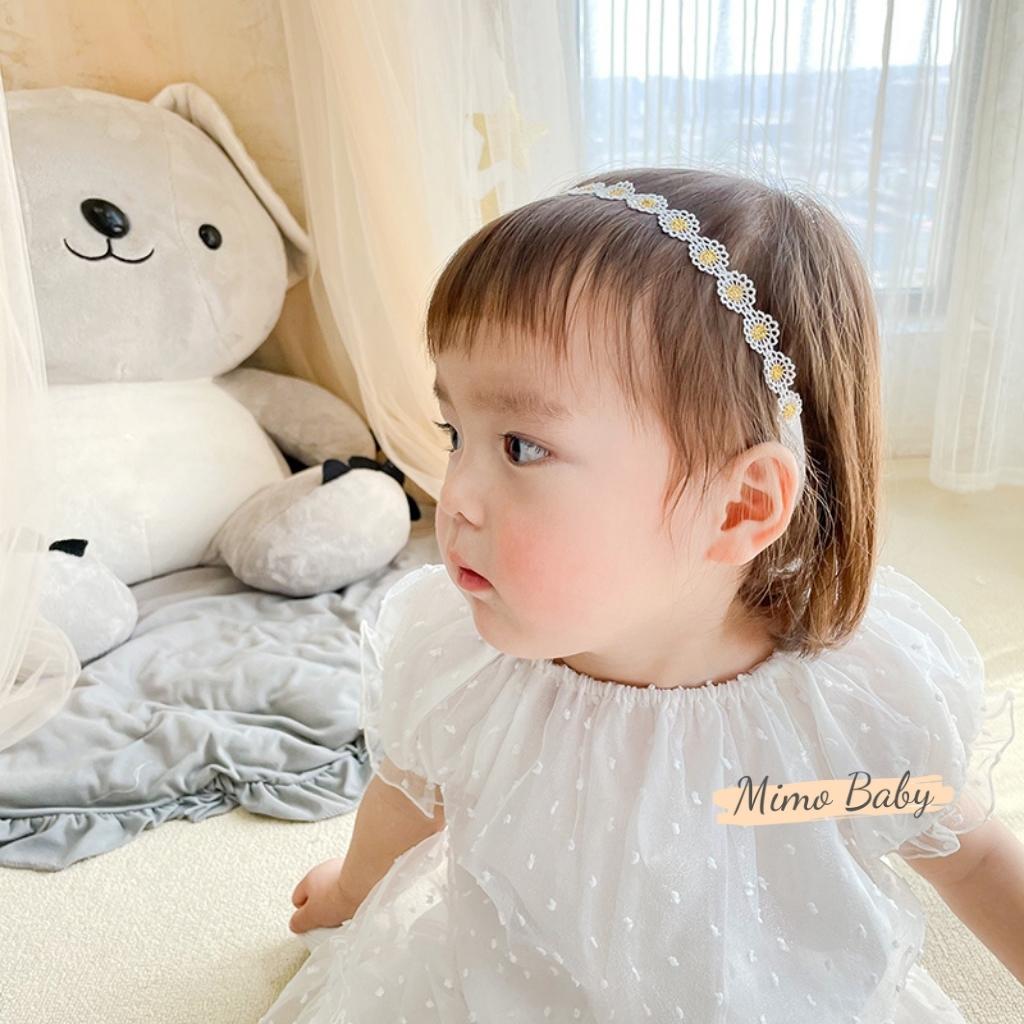 Băng đô dây hoa phong cách tiểu thư xinh xắn cho bé gái BD52 Mimo Baby