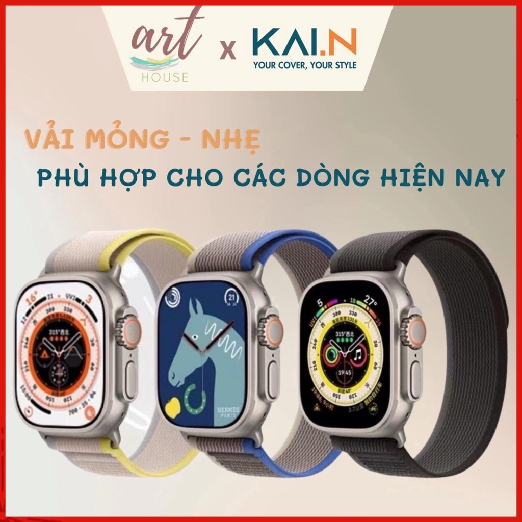 Dây Đeo Bằng Vải Thay Thế Dành Cho  AppleWatch Ultra / AppleWatch Series - Trail Sport - Art House x Kai.N - Hàng chính hãng