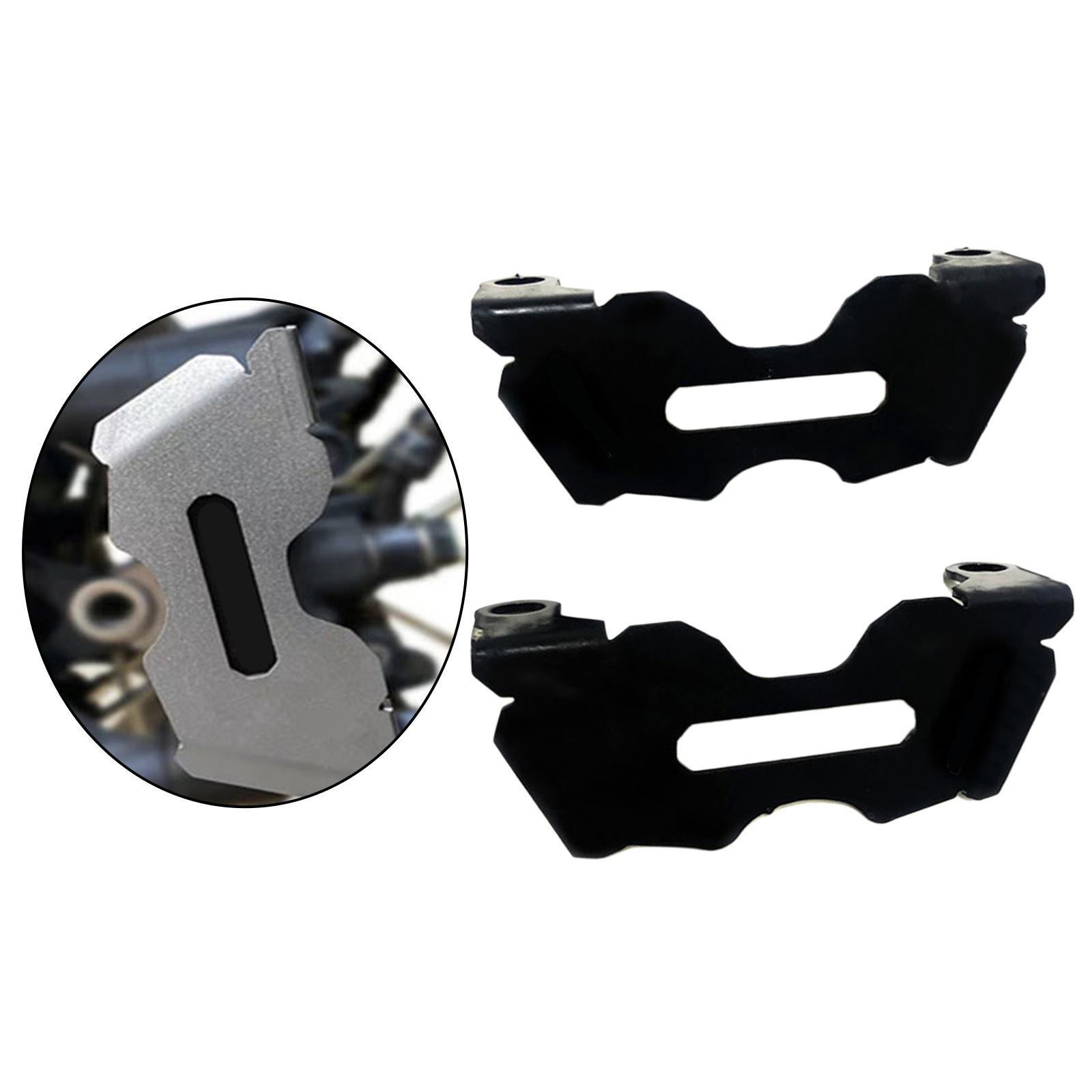 2 Front Caliper Protection Cover Parts for Suzuki DL1050AD 2019 2020 Black