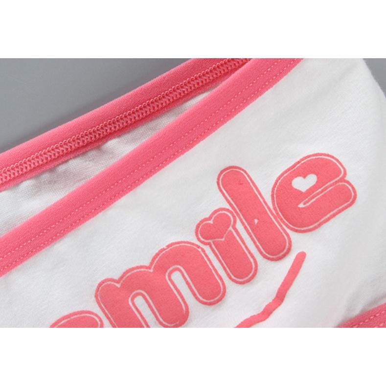 Quần Lót Cotton Bé Gái SMILE  Ngang Eo ( Q089 ). Hàng Loại Đẹp