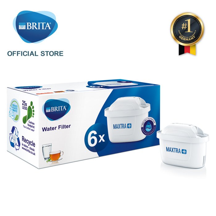 Combo Bình lọc nước BRITA Flow 8.2L kèm Hộp 6 lõi lọc BRITA Maxtra Plus - Hàng Chính Hãng