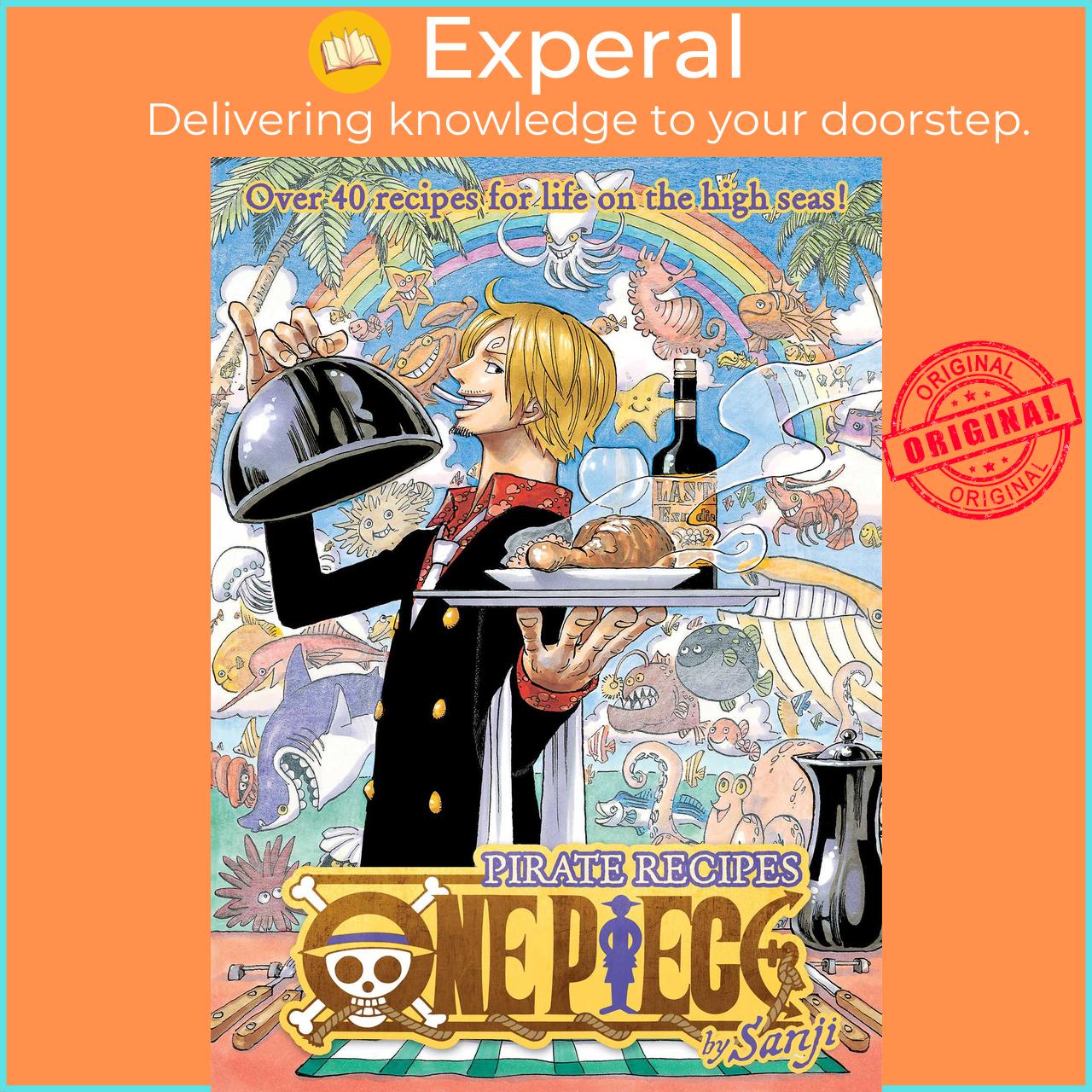 Hình ảnh Sách - One Piece: Pirate Recipes by Sanji (US edition, hardcover)