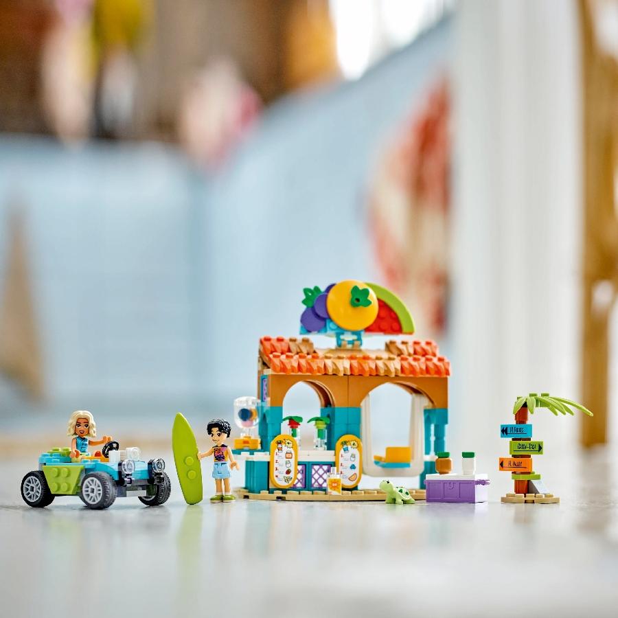 LEGO FRIENDS 42625 Đồ Chơi Lắp Ráp Quầy Sinh Tố Bãi Biển (213 chi tiết)