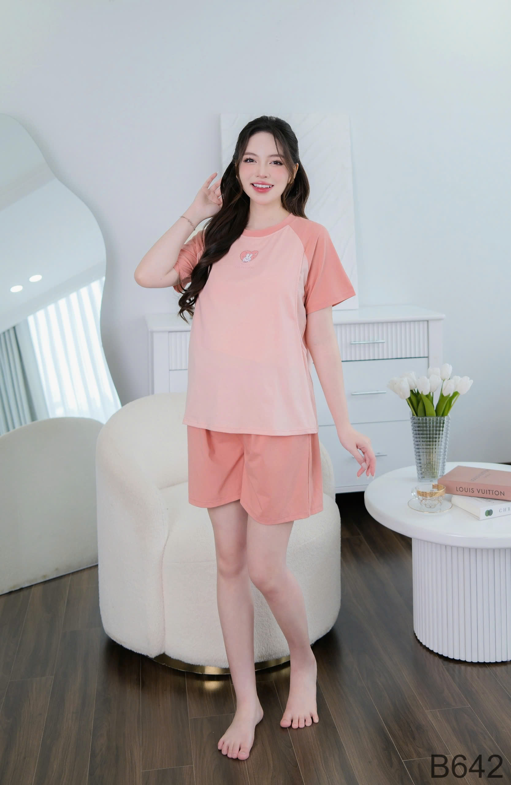 Bộ Đồ Bầu Và Sau Sinh Chất Liệu Cotton Co Giãn Có Size 45-85kg