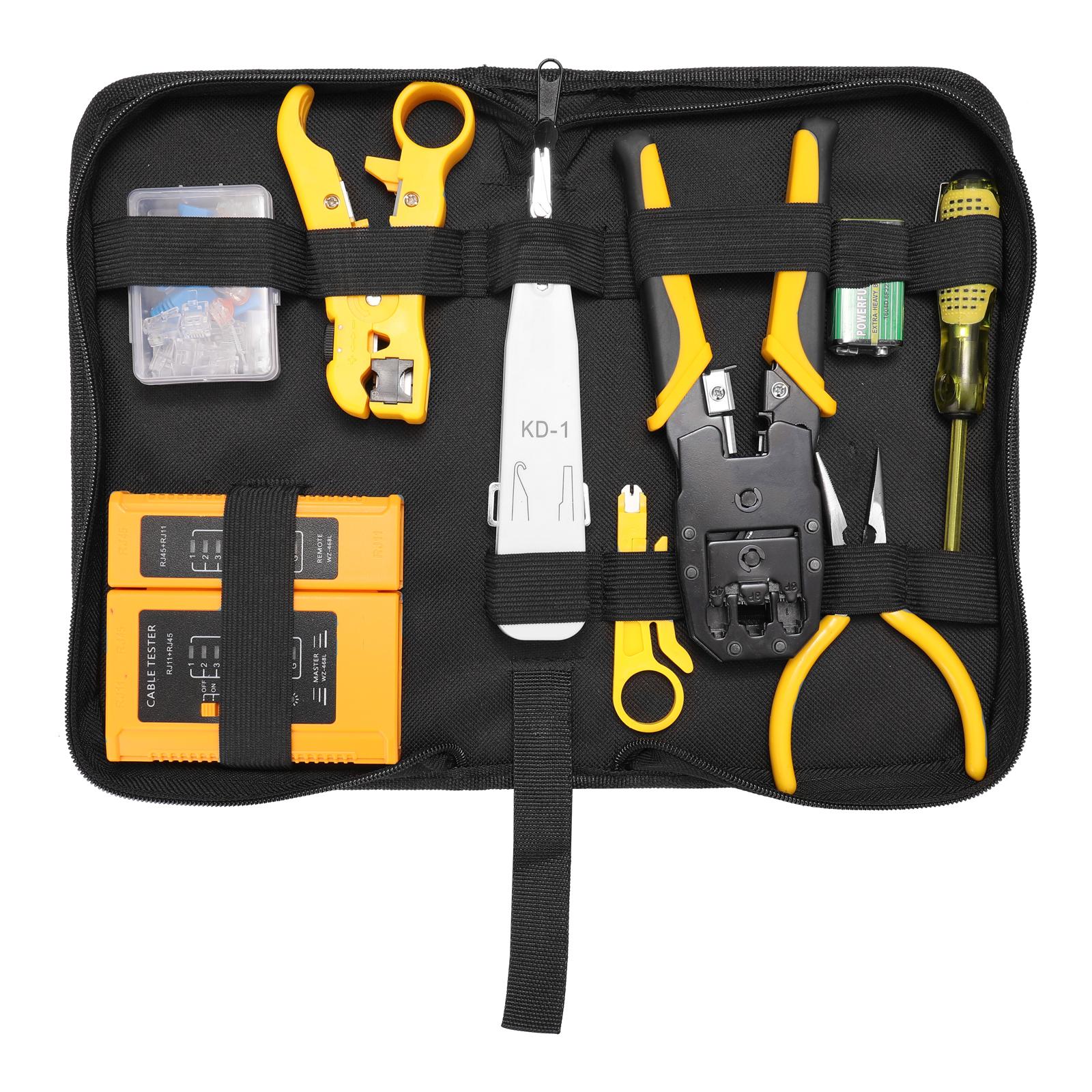 Hardware Network Kit Package Wire Clamp Combination Set Household Maintenance Tools Cable Combination Tool Crimping