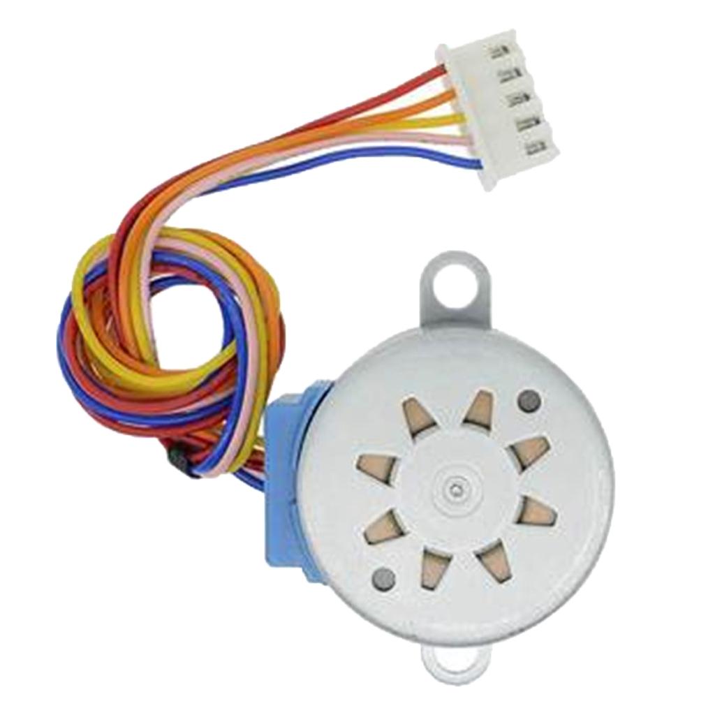 12V 4 pha 5 dòng ô tô xe máy động cơ bước/giảm tốc Động Cơ Giảm Tốc
