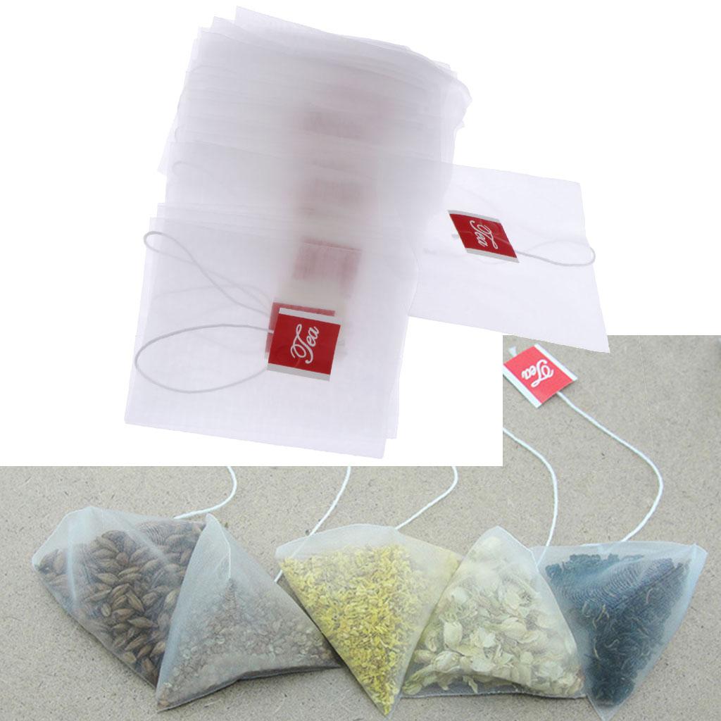 50 Cái Túi Lọc Trà Rỗng Chuỗi Túi Infuser Cho Trà Lỏng