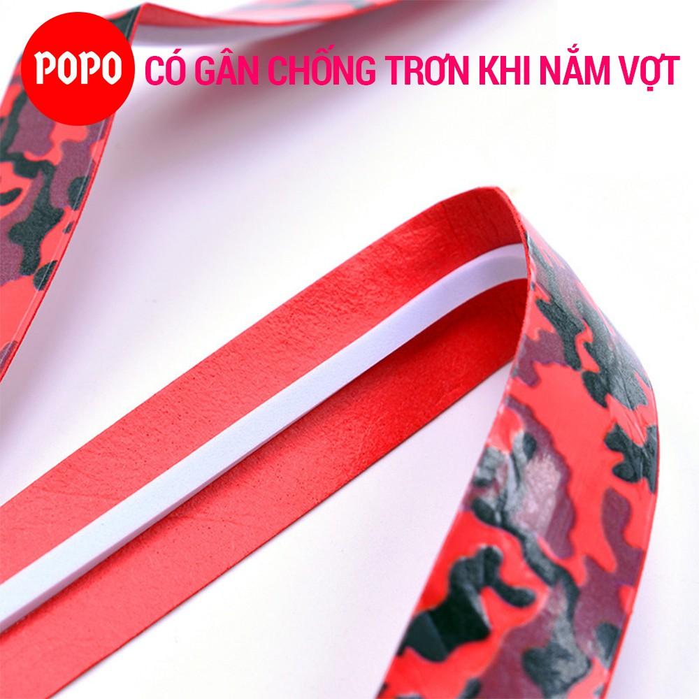 Quấn cán vợt cầu lông POPO GY102 chất liệu cao cấp có lỗ thoáng khí, gân chống trơn, chất liệu mềm mại