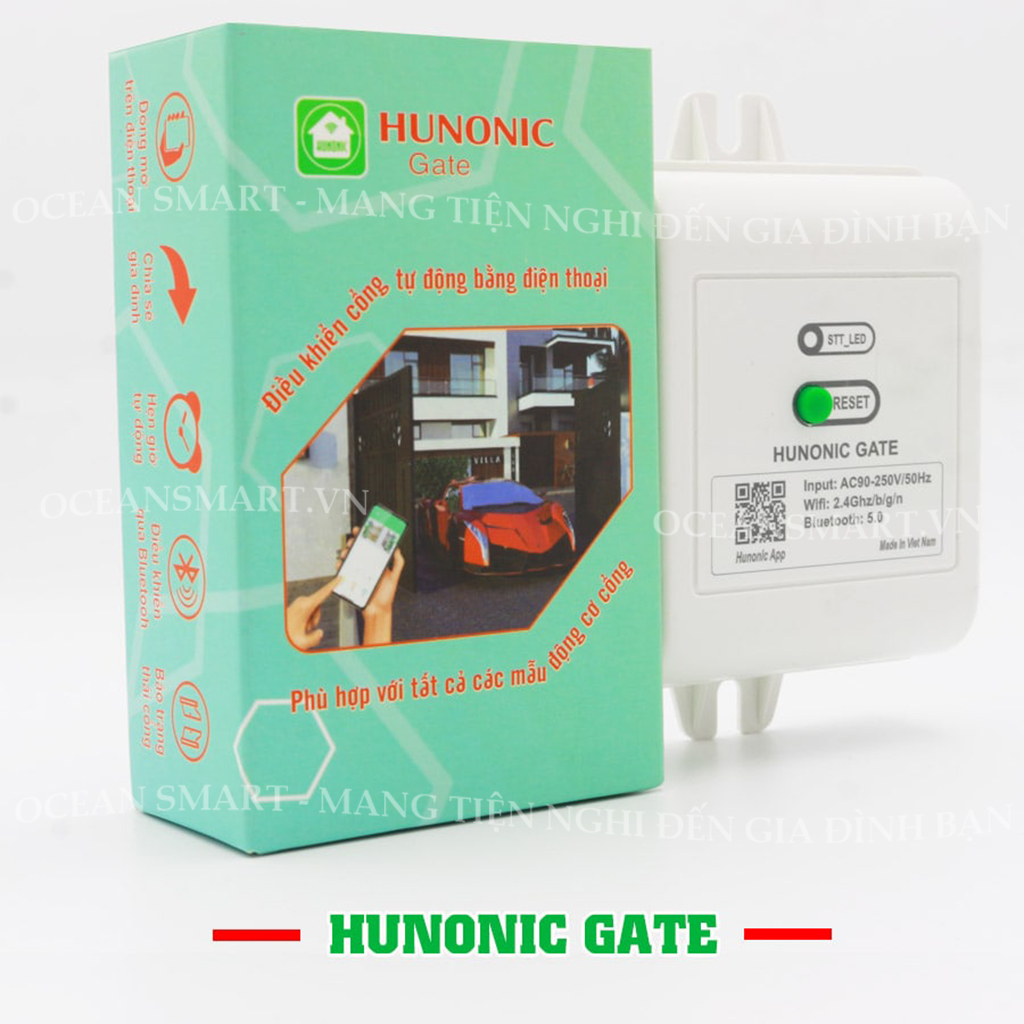 Bộ Điều Khiển Cổng Tự Động Hunonic Gate, Điều Khiển Cổng Từ Xa Qua Điện Thoại - HNGATE