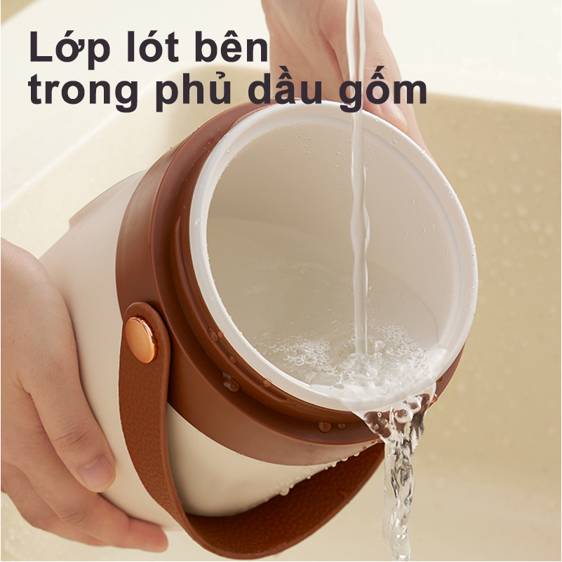 Nồi cơm điện URINGO mini 1000ml tiện dụng cao cấp cho văn phòng