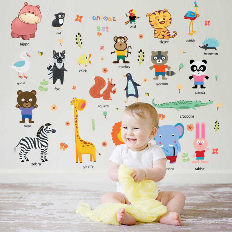 Decal dán tường trang trí phòng cho bé yêu
