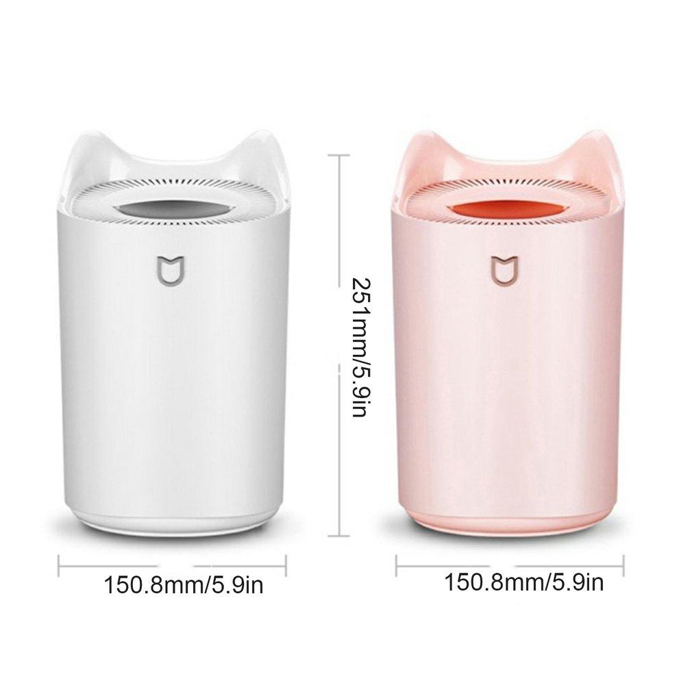 3L Máy Tạo Độ Ẩm Không Khí Tinh Dầu Hương Thơm Khuếch Tán Đôi Đầu Phun Bằng Coloful LED Siêu Âm Ẩm Khuếch Tán Hương Thơm