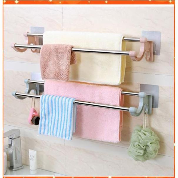 Giá treo khăn đa năng 2 tầng