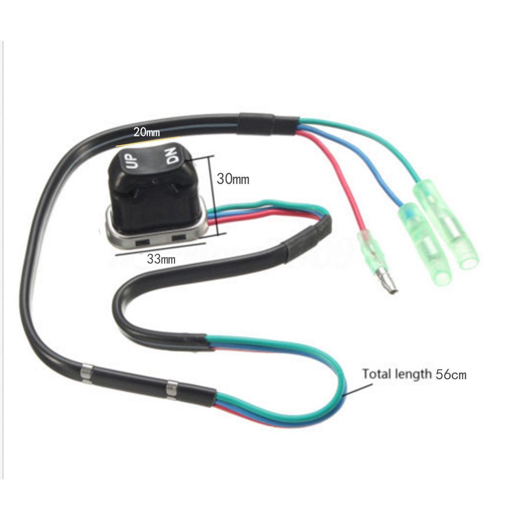 3pcs TRIM & TILT Switch A 703-82563-02-00 703-82563-01 for Outboard
