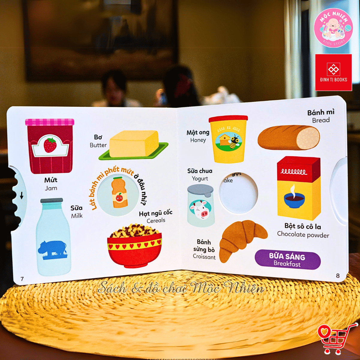 Sách tương tác - Xoay xoay xoay - Đi tìm... Dành cho bé từ 0-6 tuổi (Đinh Tị Books)