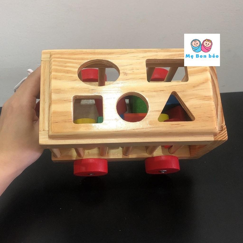 XE Ô TÔ THẢ HÌNH KHỐI - ĐỒ CHƠI PHÁT TRIỂN TRÍ TUỆ CHO BÉ ĐCG