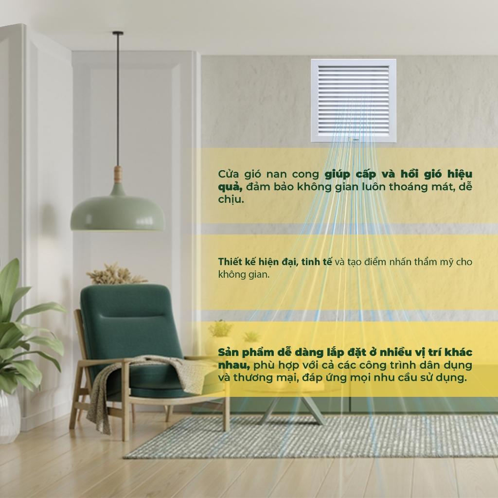 ASIA GREEN - Cửa Gió Nan Cong, Loại Bỏ Bụi Bẩn, Sơn Tĩnh Điện Hàng chính hãng (Bao gồm VAT)