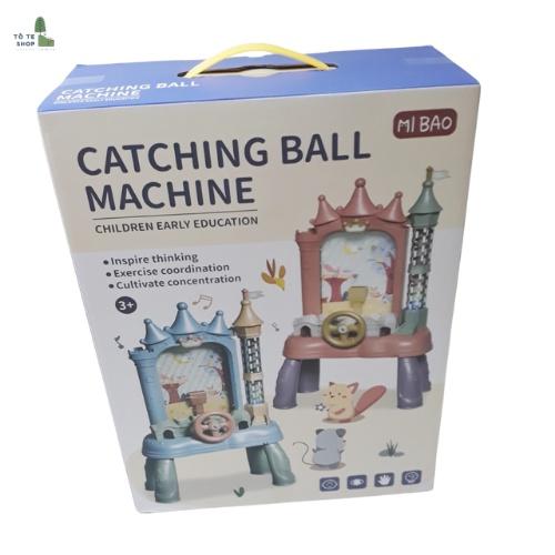 Đồ Chơi Máy Bắn Đậu Hình Lâu Đài, Luyện Nhanh Tay Nhanh Mắt Cho Bé.