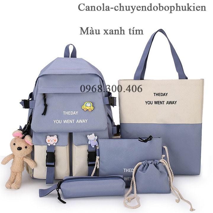 Balo tiện dụng balo nữ vintage chống nước cao cấp- S5D.S5R