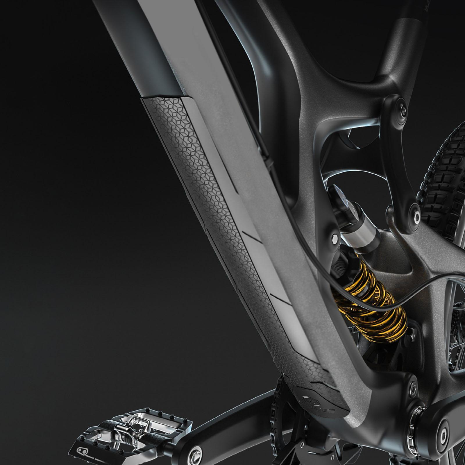 2x Anti Scratch Bike   Sticker Decal Bike Chainstay  for  Bicycles