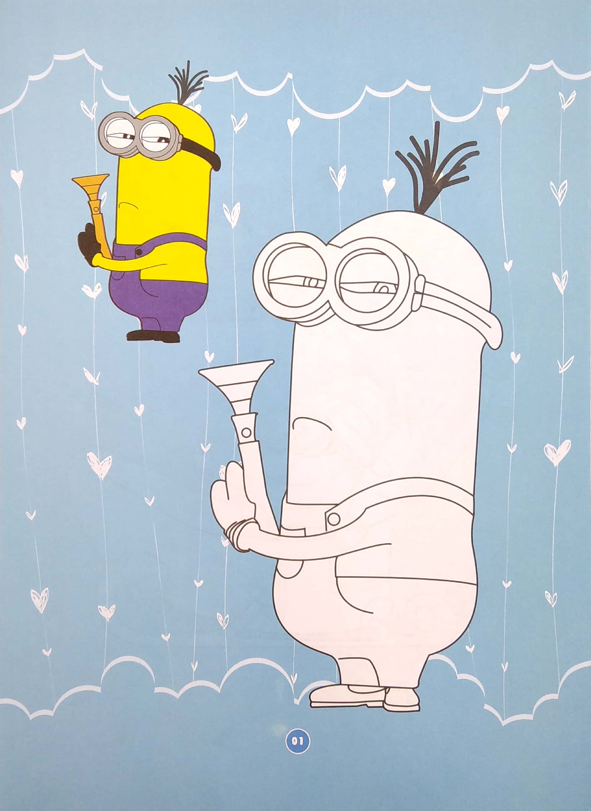 Combo Bé Tô Màu - Mùa Hè Của Minion _ABB