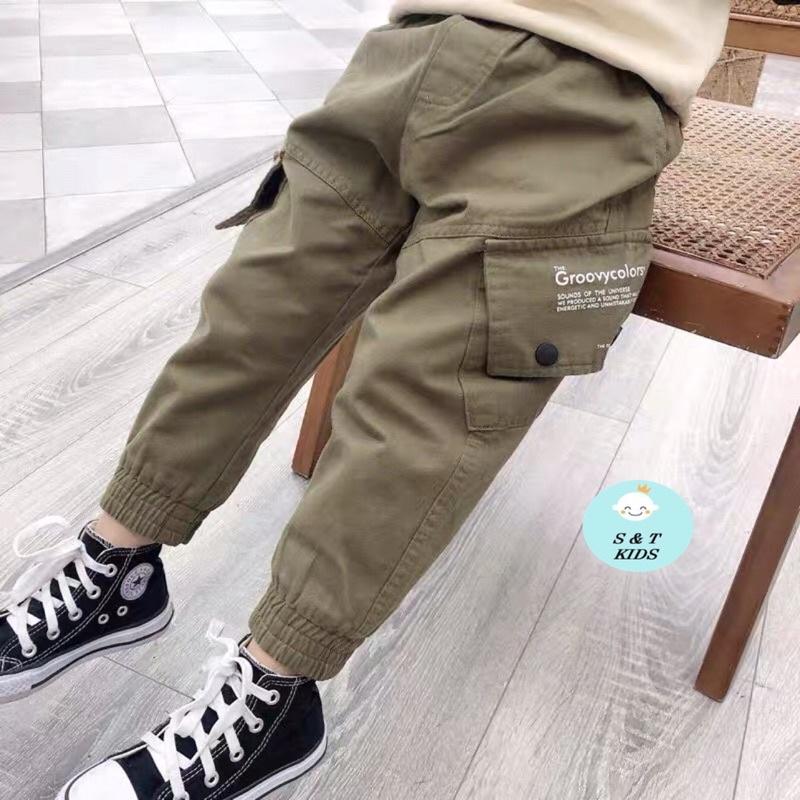 QUẦN KAKI TÚI HỘP CHO BÉ TRAI
