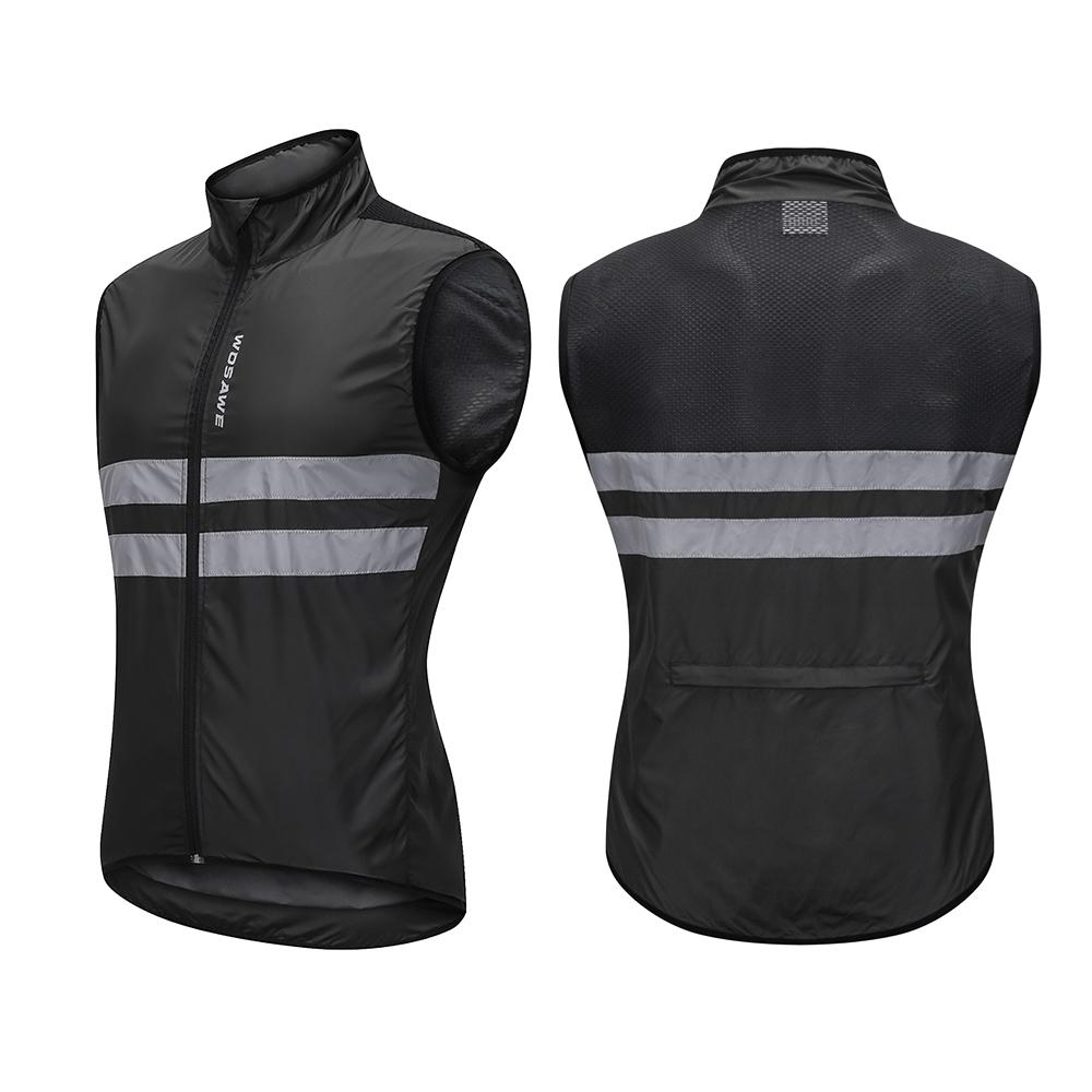Áo khoác không tay đi xe đạp Jersey chống gió thoáng khí dành cho Nam Nữ
