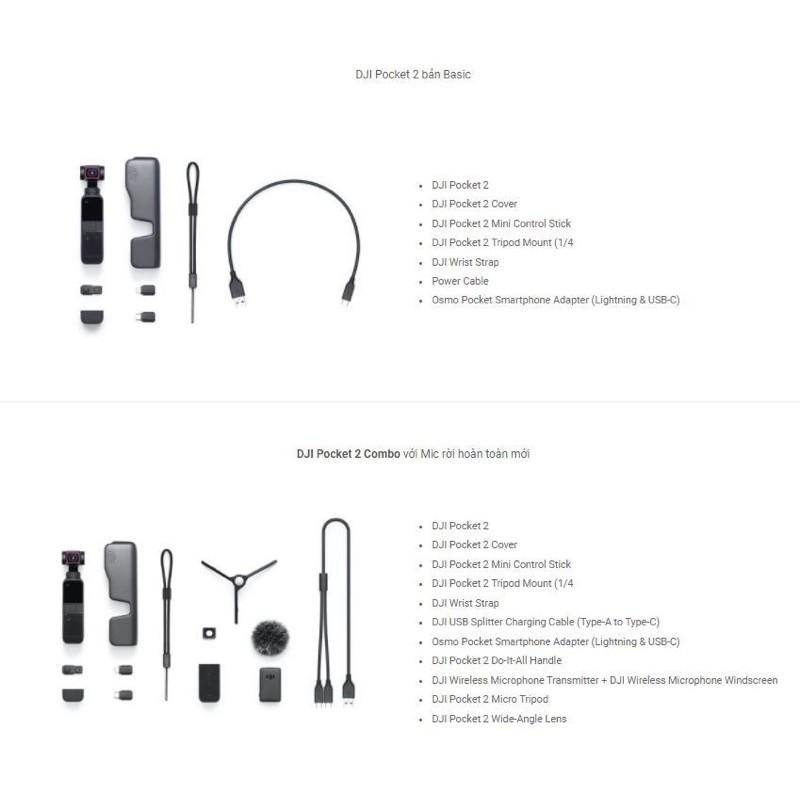 Dji Pocket 2 Creator Combo - Máy quay bỏ túi Dji Osmo Pocket 2 Combo