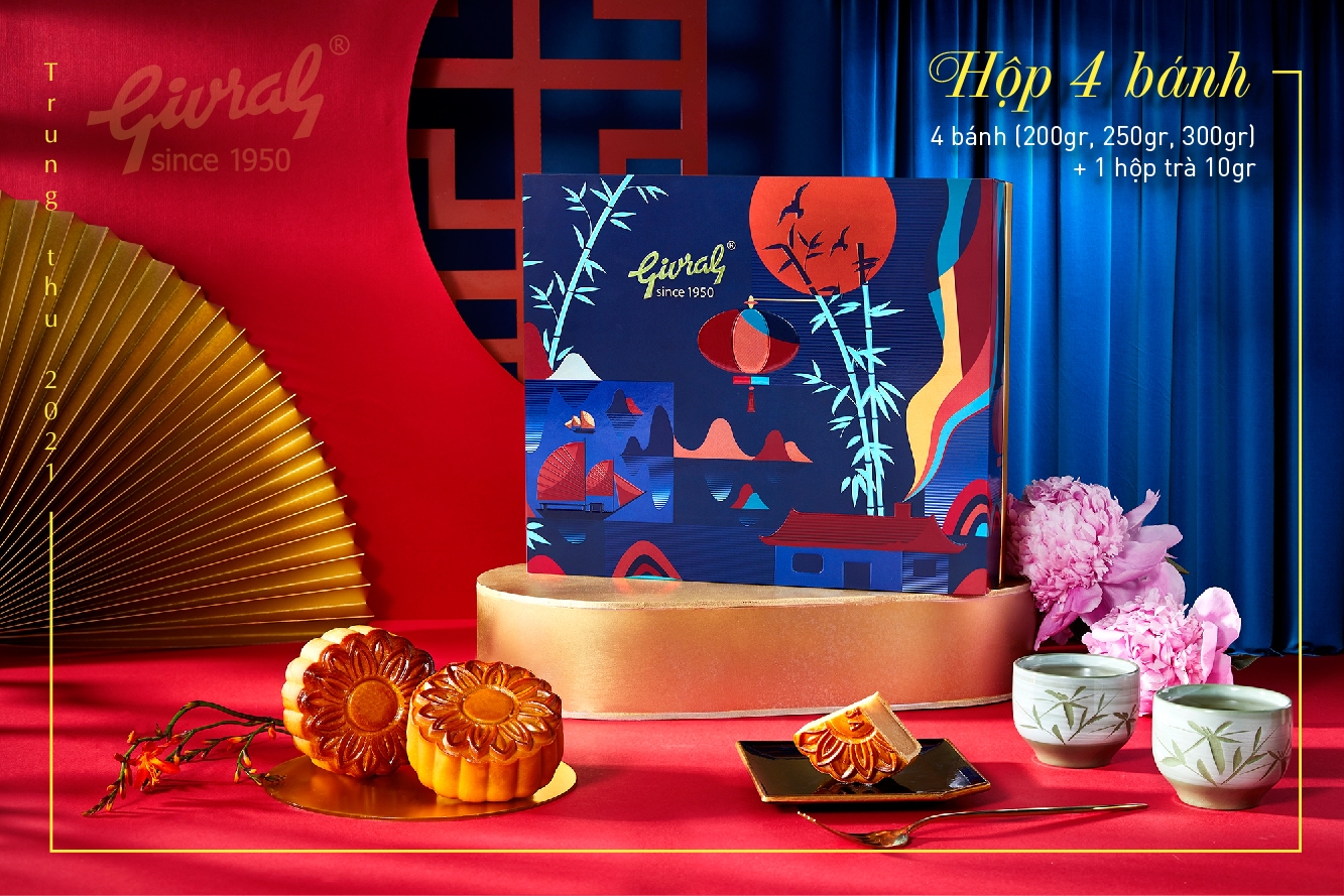 Bánh Trung Thu Givral Combo Sum Vầy 3