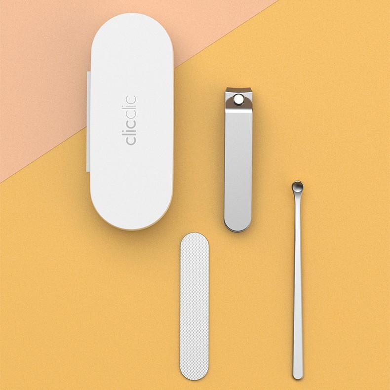 Bộ Dụng Cụ Chăm Sóc Móng Tay Xiaomi Bằng Thép Không Gỉ Tiện Dụng-Hàng chính hãng