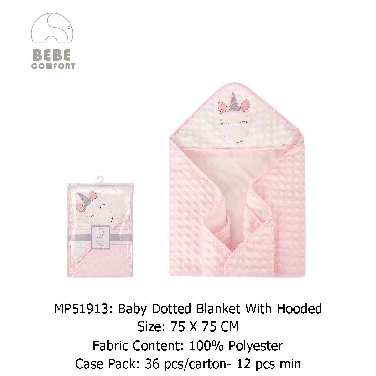 Khăn ủ cho bé sơ sinh 100% cotton cho bé BEBE COMFORT, chăn ủ cotton cao cấp, khăn choàng