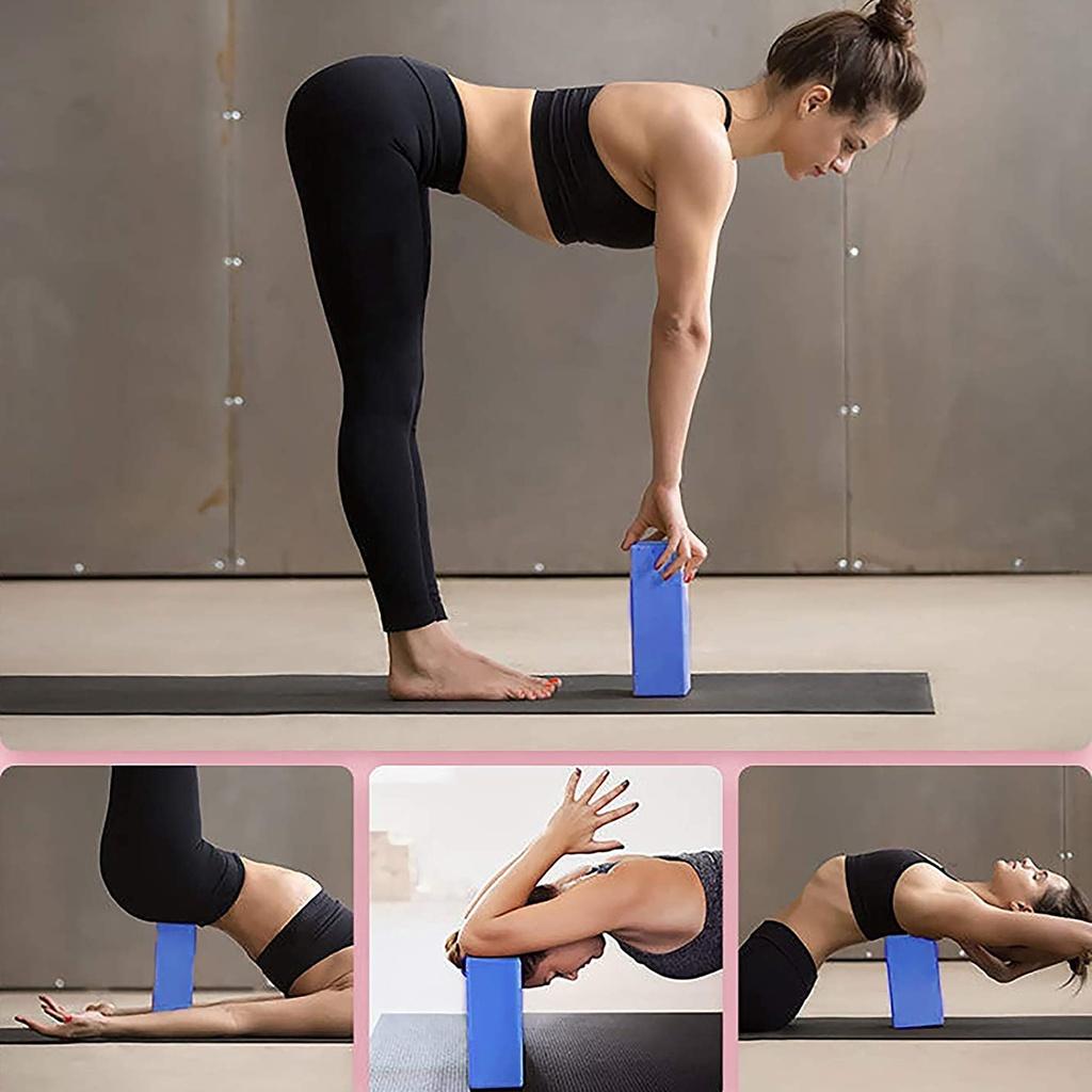 Gối Tập Yoga Chọn Màu Chính Hãng Amalife Cao Cấp – Gạch Tập Yoga Loại Nặng 190gram