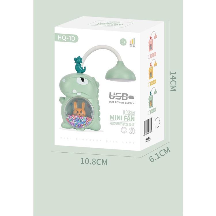 Đèn Led Để Bàn Học Pin Sạc, Chống Cận Kiêm Đèn Ngủ Hình Khung Long Ngộ Nghĩnh.