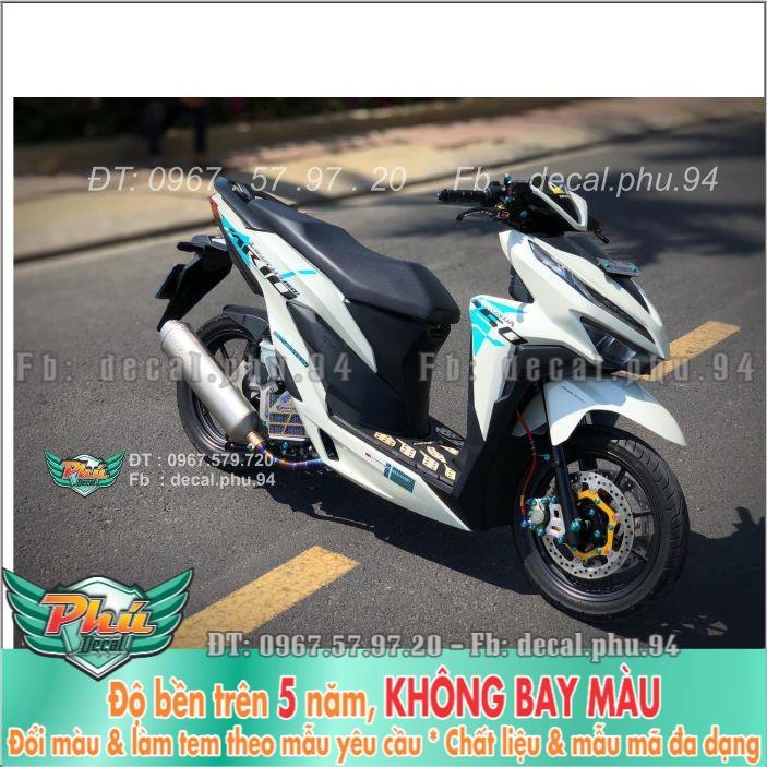 Tem rời Vario Xanh ngọc trắng  -1