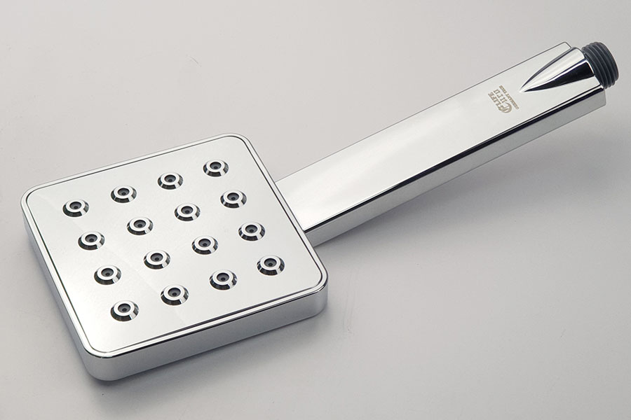 Bộ đài sen, tay sen vuông nhựa ABS mạ Chrome cao cấp Eurolife EL-DSV 02
