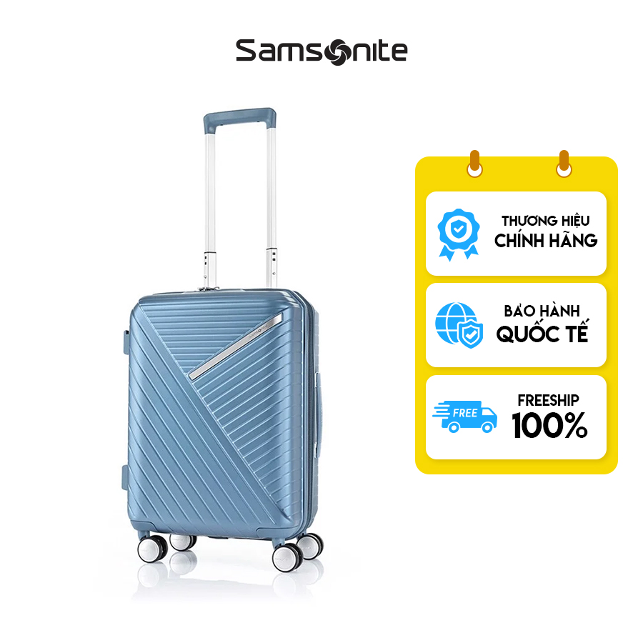 Vali kéo Samsonite Robez Spinner EXP - Matte Light Blue - Cabin 5520