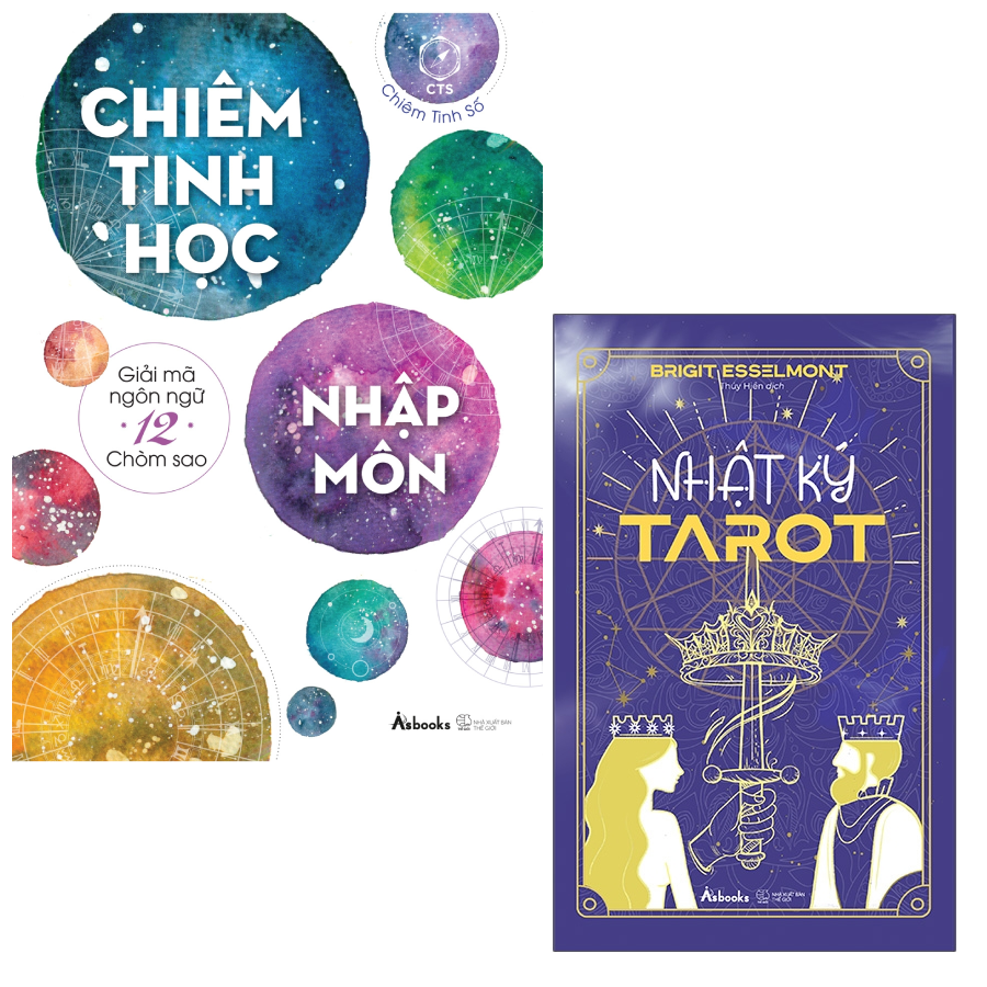 Combo Chiêm Tinh Học Nhập Môn - Giải Mã Ngôn Ngữ 12 Chòm Sao và Nhật Ký Tarot - Sổ tay