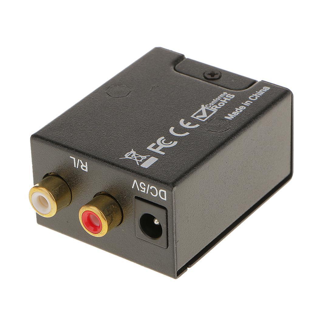 Analog L/R to Digital SPDIF Coaxial RCA & Optical  Audio Converter