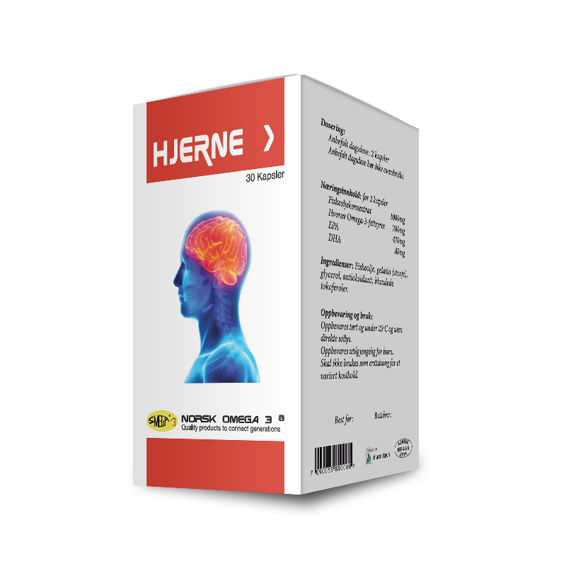 Norsk Hjerne - Omega 3 chuyên biệt cho não Lọ 30 viên