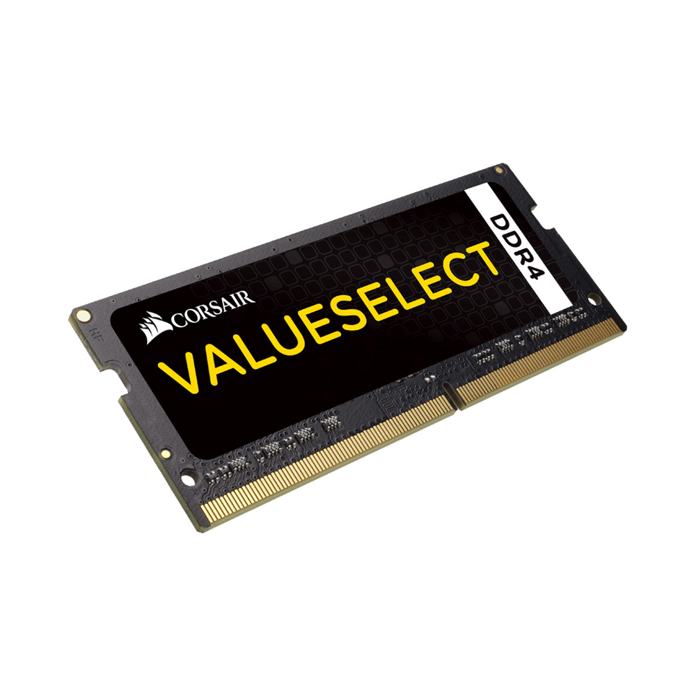 Ram laptop Corsair Value Select DDR4 8GB (1x8GB) Bus 2133Mhz SODIMM CMSO8GX4M1A2133C15 - Hàng Chính Hãng