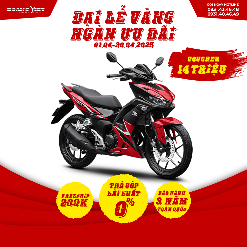 Xe Máy Honda WINNER X 2024 - Phiên Bản Tiêu Chuẩn