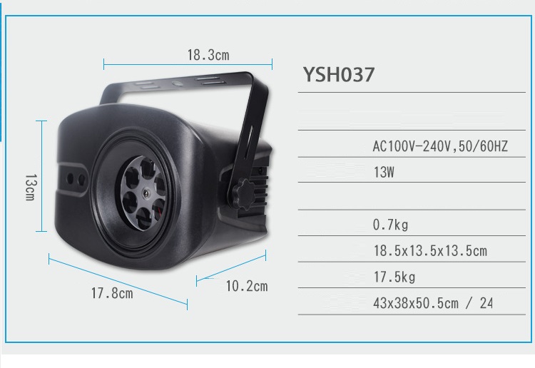 Đèn Led Disco - Đèn Tiệc Giọng Nói Điều Khiển Nhạc Dj - Đèn Chiếu Laser Ánh Sáng 52 Chế Độ Hiệu Ứng RGB - Đèn Cho Gia Đình đám Cưới -Sinh Nhật